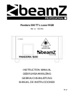 Предварительный просмотр 1 страницы Beamz Pandora 500 TTL Instruction Manual