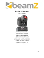 Предварительный просмотр 1 страницы Beamz Panther 25 Led Spot Instruction Manual