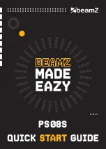 Beamz PS08S Quick Start Manual предпросмотр