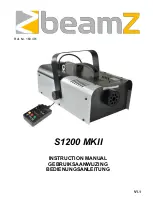 Beamz S1200 MKII Instruction Manual предпросмотр