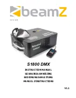 Предварительный просмотр 1 страницы Beamz S1800 Instruction Manual