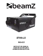 Beamz S700-LS Instruction Manual предпросмотр