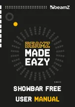 Предварительный просмотр 1 страницы Beamz SHOWBAR FREE User Manual