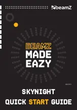 Beamz SKYNIGHT Quick Start Manual предпросмотр