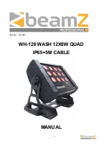 Beamz WH-128 Wash Manual предпросмотр