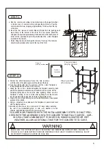 Предварительный просмотр 5 страницы Bear Playgrounds FH664 Assembly Instructions And Owner'S Manual