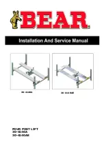 Bear 30-4140A Installation And Service Manual preview