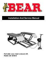 Preview for 1 page of Bear 30-LR600 Installation And Service Manual