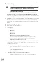 Preview for 3 page of Bear A 1104 Operation Manual