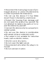 Preview for 12 page of BEARWARE 304274 User Manual