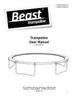 Preview for 1 page of Beast 500000 User Manual