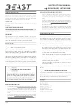 Preview for 2 page of Beast Road bar Instruction Manual