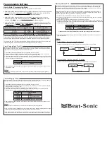 Предварительный просмотр 2 страницы Beat-Sonic CS5EP Instruction Manual