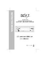 Beat receiver Instruction Manual предпросмотр