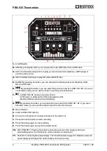 Предварительный просмотр 6 страницы BEATFOXX Thundertube PBS-835 Operating Manual