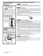 Предварительный просмотр 2 страницы Beaumark BFC07M4HW Series Owner'S Manual