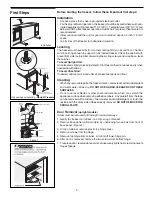 Предварительный просмотр 3 страницы Beaumark BFC07M4HW Series Owner'S Manual