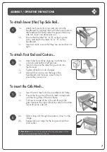 Preview for 7 page of Bebe Care 096328M Instructions Manual