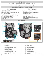 Preview for 2 page of BEBE CONFORT AXISS User Instructions