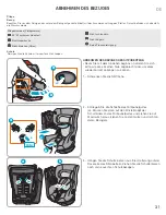 Предварительный просмотр 31 страницы BEBE CONFORT AXISS User Instructions