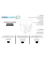 Предварительный просмотр 1 страницы BEBE CONFORT DA7309-S Manual