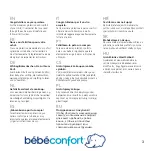 Предварительный просмотр 3 страницы BEBE CONFORT high trek User Manual