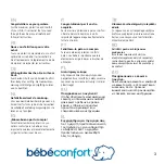 Предварительный просмотр 3 страницы BEBE CONFORT Loola 3 Instructions For Use & Warranty