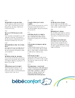 Предварительный просмотр 3 страницы BEBE CONFORT Noa Instructions For Use Manual