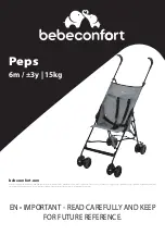 Предварительный просмотр 1 страницы BEBE CONFORT Peps Manual