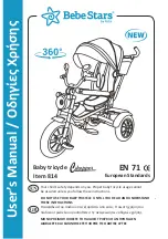 Предварительный просмотр 1 страницы Bebe Stars 814 User Manual