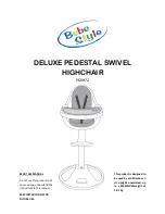 Bebe style PSDH72 Instruction Manual preview