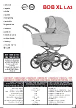 Preview for 3 page of Bebecar BOB XL LA3 Instructions Manual