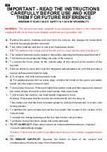 Preview for 13 page of Bebecar BOB XL LA3 Instructions Manual