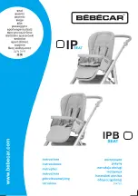 Bebecar IP SEAT Instructions Manual preview