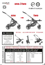 Предварительный просмотр 3 страницы Bebecar one&two Instructions Manual