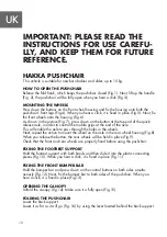 Предварительный просмотр 28 страницы bebeduE HAKKA Instructions Manual