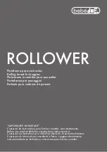 bebeduE ROLLOWER Instructions Manual предпросмотр