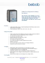 Preview for 1 page of Bebob A150micro User Manual