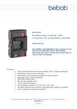 Bebob B90CineHS User Manual предпросмотр