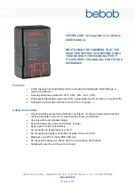 Bebob V155RM CINE User Manual предпросмотр