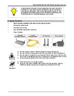 Предварительный просмотр 2 страницы BEC 6300VNL Quick Start Manual