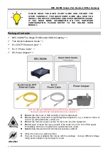 Предварительный просмотр 3 страницы BEC 8920M Quick Start Manual