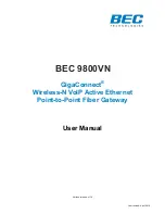 BEC 9800VN User Manual preview