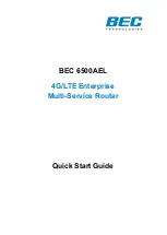 Предварительный просмотр 1 страницы BEC BEC 6500AEL Quick Start Manual