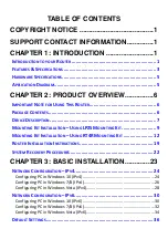 Preview for 3 page of BEC RidgeWave 6900 User Manual