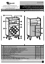 Предварительный просмотр 1 страницы Bechara Dior Bar Cabinet Product Manual And Assembly Instructions