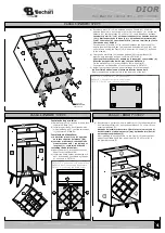 Предварительный просмотр 4 страницы Bechara Dior Bar Cabinet Product Manual And Assembly Instructions