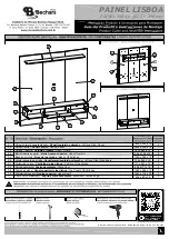 Предварительный просмотр 1 страницы Bechara PAINEL LISBOA Product Manual And Assembly Instructions