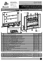 Bechara Qatar Panel Product Manual And Assembly Instructions предпросмотр