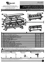 Предварительный просмотр 1 страницы Bechara RUBI Product Manual And Assembly Instructions